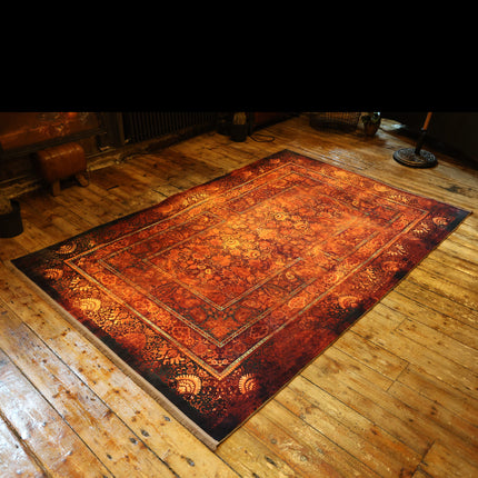 Vintage Orange Rug (Various Sizes)