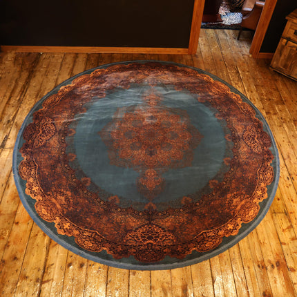 Vintage Teal Rug (Various Sizes)