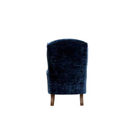 Winston Wingback Accent Chair in Sunshine Velvet - New