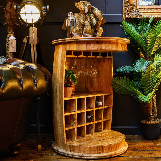 Wine Barrel Cabinet