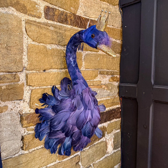 Swan Wall Head - Purple