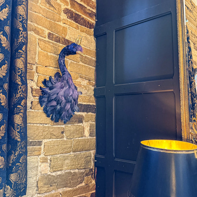 Swan Wall Head - Purple