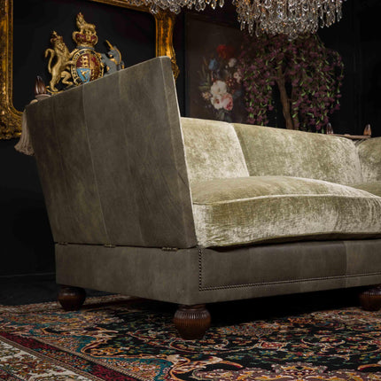 Warwick Tetrad Midi Sofa in Comanche Black Moss & Coco Sand