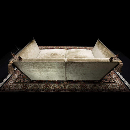 Warwick Tetrad Midi Sofa in Comanche Black Moss & Coco Sand