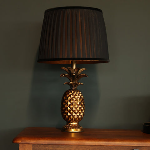 Pineapple Gold Table Lamp