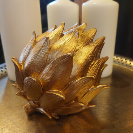 Gold Protea Ornament