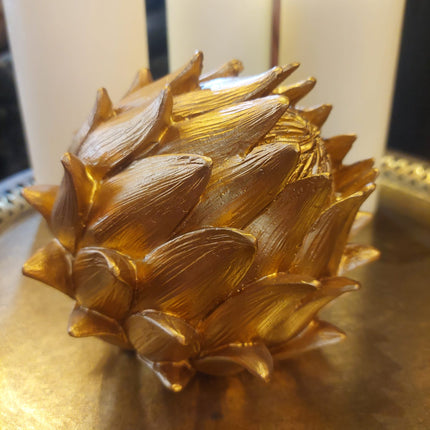 Gold Protea Ornament