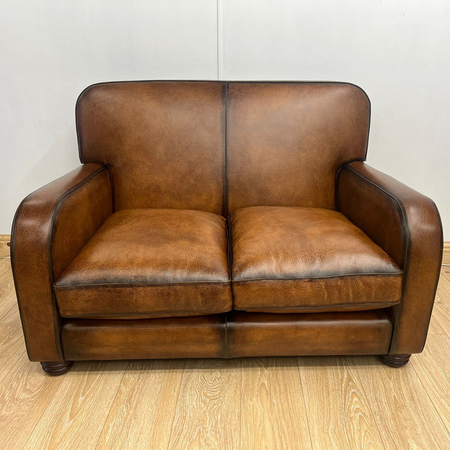 Wilbur Sofa in Hand Rubbed Leather