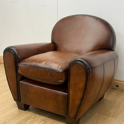 Hamlet Arm Chair in Hand Rubbed Leather