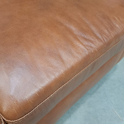 Benji 2 Seater in Brandy Leather-  Ex Display