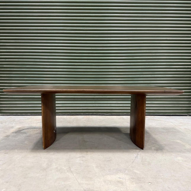 Small Wooden Ranch Dining Table - Ex Display