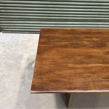 Small Wooden Ranch Dining Table - Ex Display