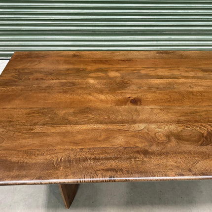 Small Wooden Ranch Dining Table - Ex Display