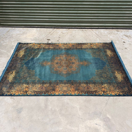 Rug Distressed Teal Small - Factory Seconds