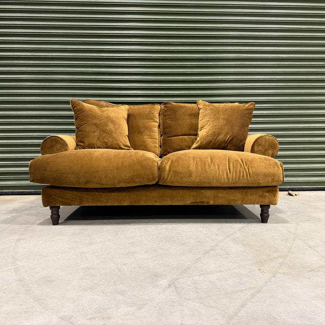 Dopamine 2 Seater in Opulence Bronze Velvet - Ex Display