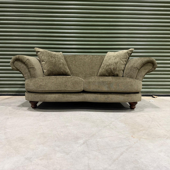 Oliver 2 Seater in Green Khaki - Ex Display