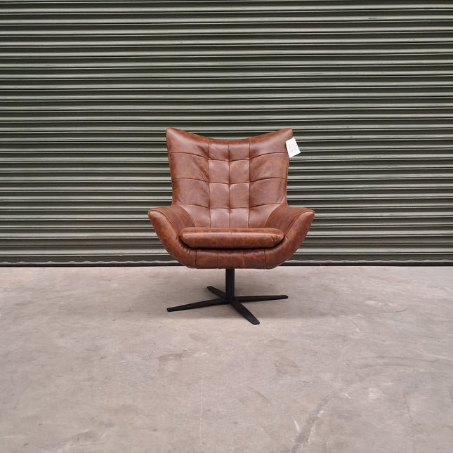 Austin Egg Chair in Gotzy Leather - Factory Seconds