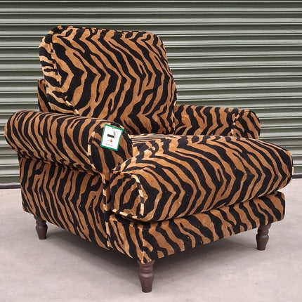 Dopamine Armchair in Zebra Gold- Factory Seconds