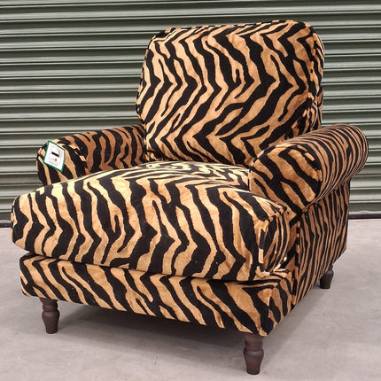 Dopamine Armchair in Zebra Gold- Factory Seconds