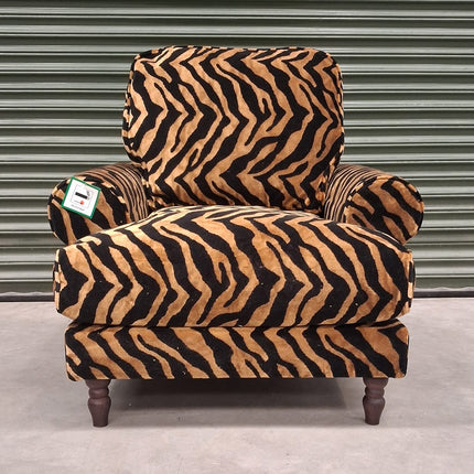 Dopamine Armchair in Zebra Gold- Factory Seconds