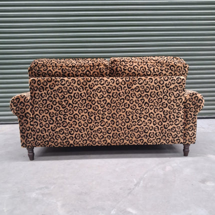 Dopamine 2 Seater Sofa in Leopard Gold Velvet- Factory Seconds