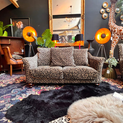 Bugsby 2 Seater Sofa in Leopard Cream - Ex Display