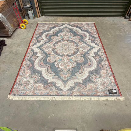 Extra Large Rug Black Moonflower - Ex Display