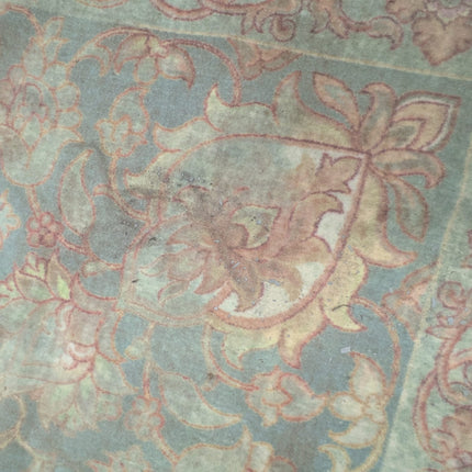 Extra Large Rug Distressed Moss Green - Ex Display
