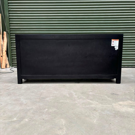 Regent Noir 4 Door Wooden Sideboard Cabinet - Ex Display