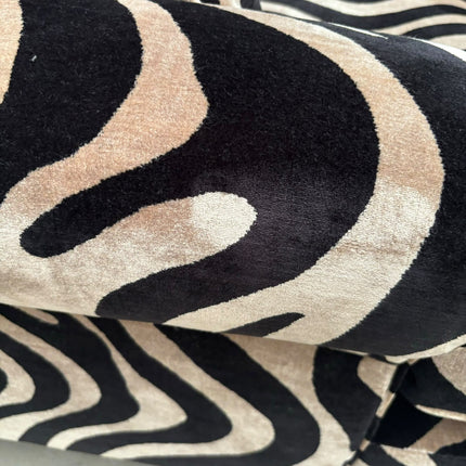 Dopamine 3 Seater Sofa in Zebra Cream Stripe - Ex Display