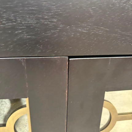 Regent Noir 4 Door Wooden Sideboard Cabinet - Ex Display