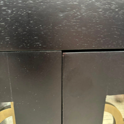 Regent Noir 4 Door Wooden Sideboard Cabinet - Ex Display