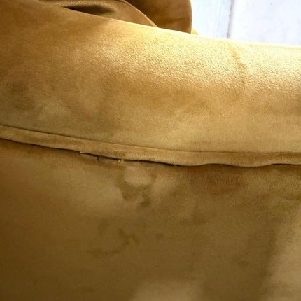 Bugsby 2 Seater Sofa in Plush Mustard Velvet - Ex Display