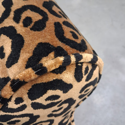 Benji 3.5 Seater Sofa in Cheetah Gold Velvet - Factory Seconds