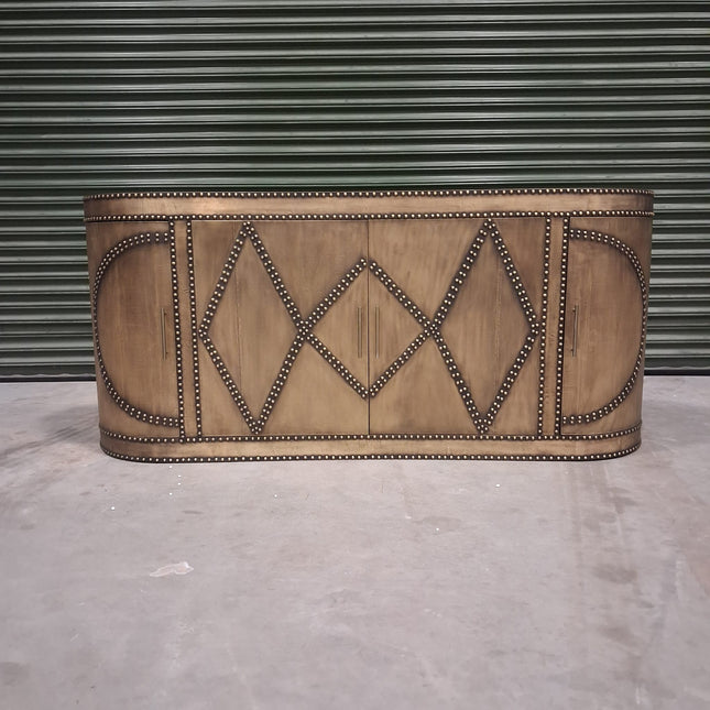 Aviator Sideboard Cabinet in Brass - Factory Seconds