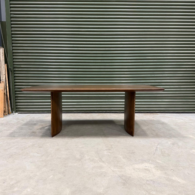 Small Wooden Ranch Dining Table - Ex Display