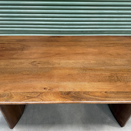 Small Wooden Ranch Dining Table - Ex Display