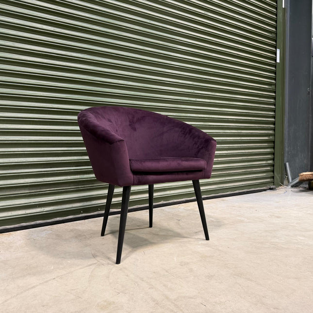 Peter Chair Plum Ex-Display