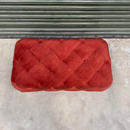 Footstool Chessington Cube Rectangular Sunset/Duke - Ex Display