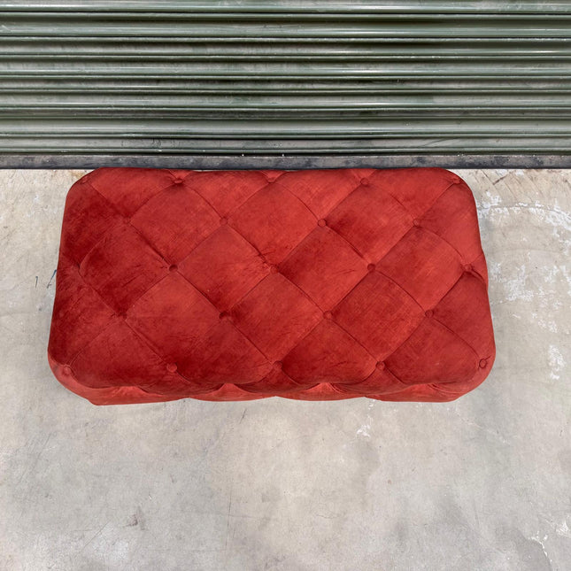 Footstool Chessington Cube Rectangular Sunset/Duke - Ex Display