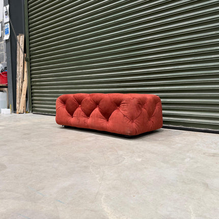 Footstool Chessington Cube Rectangular Sunset/Duke - Ex Display