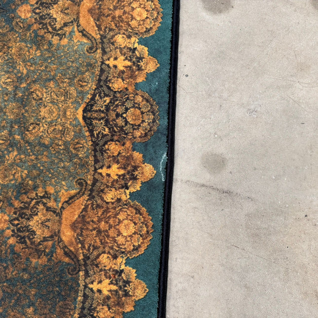 Rug Distressed Teal Small - Factory Seconds