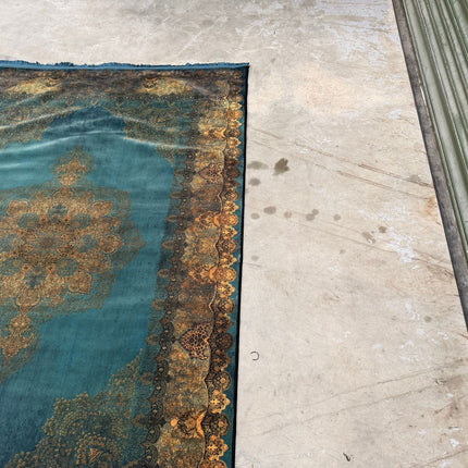 Rug Distressed Teal Small - Factory Seconds