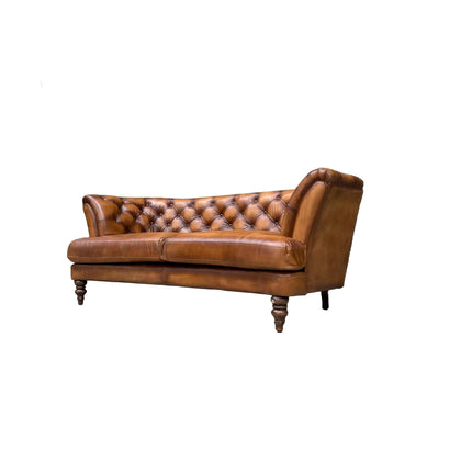 Henley Chesterfield in Hand Antiqued Buffalo Leather - (Various Sizes) - Factory Seconds