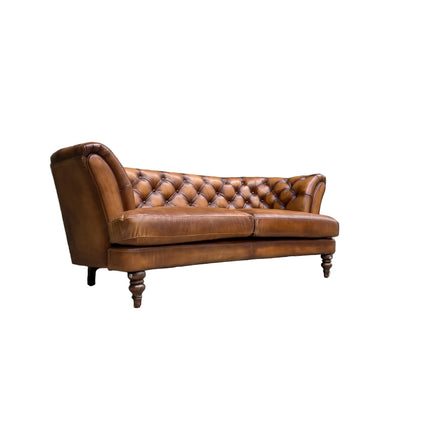 Henley Chesterfield in Hand Antiqued Buffalo Leather - (Various Sizes) - Factory Seconds