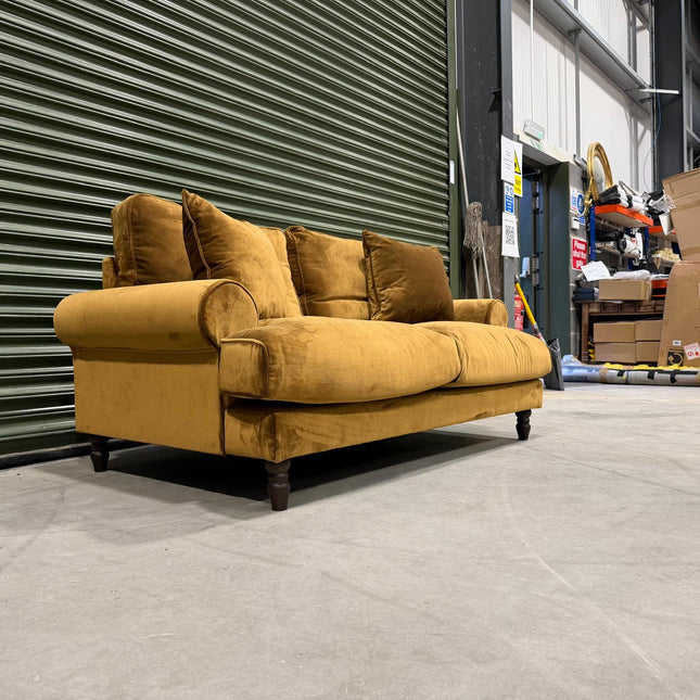Dopamine 2 Seater in Opulence Bronze Velvet - Ex Display
