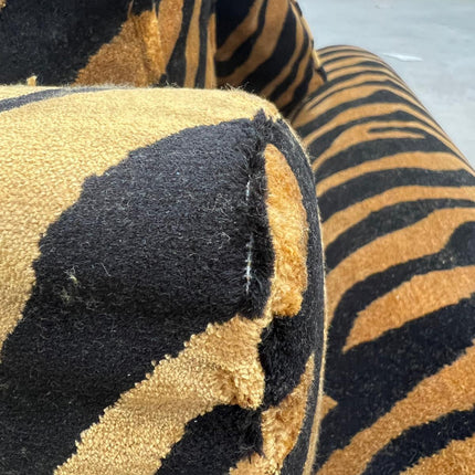 Dopamine Armchair in Zebra Gold- Factory Seconds