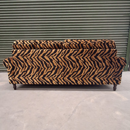 Dopamine 3 Seater Sofa in Zebra Gold - Factory Seconds