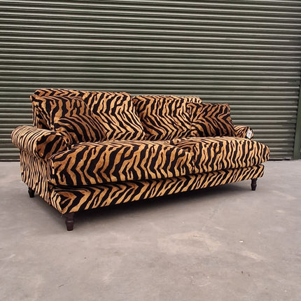 Dopamine 3 Seater Sofa in Zebra Gold - Factory Seconds