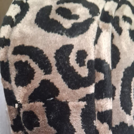 Empire Armchair in Cheetah Cream Velvet- Factory Seconds